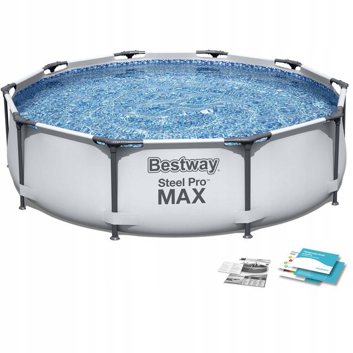 basen stelażowy ogrodowy rodzinny 305x76 bestway zestaw 4w1