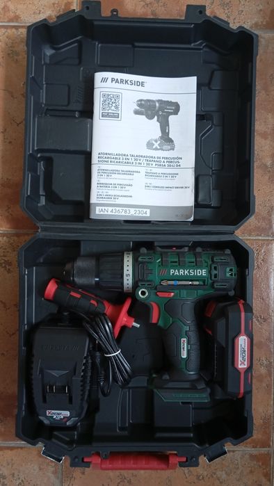 Berbequim de percussão 3 em 1 Parkside 20V