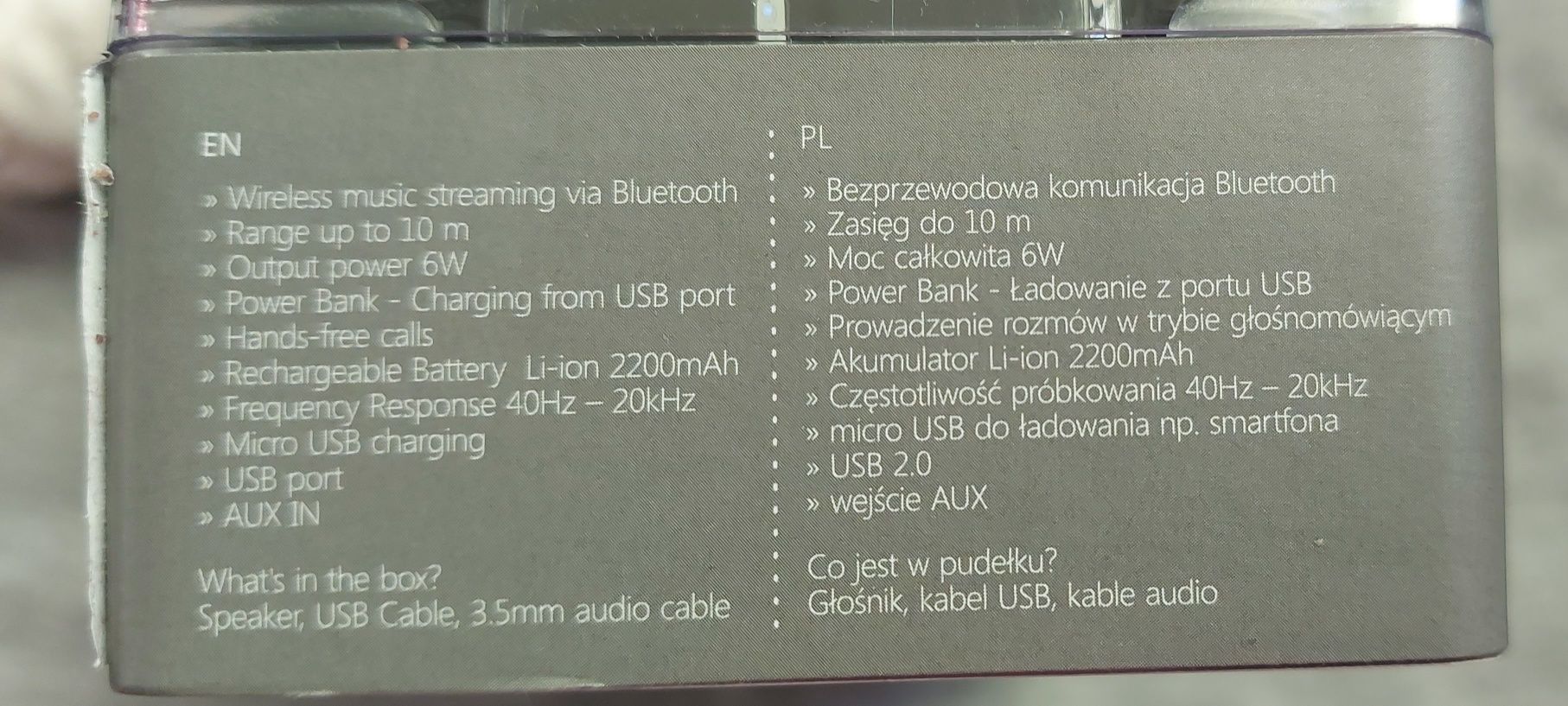 Głośnik bluetooth LARK