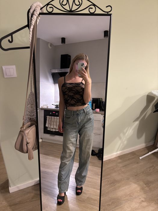 Jesnsy szerokie baggy y2k