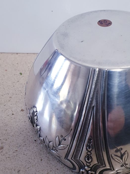 Lindissima antiga taça em prata francesa contrastada