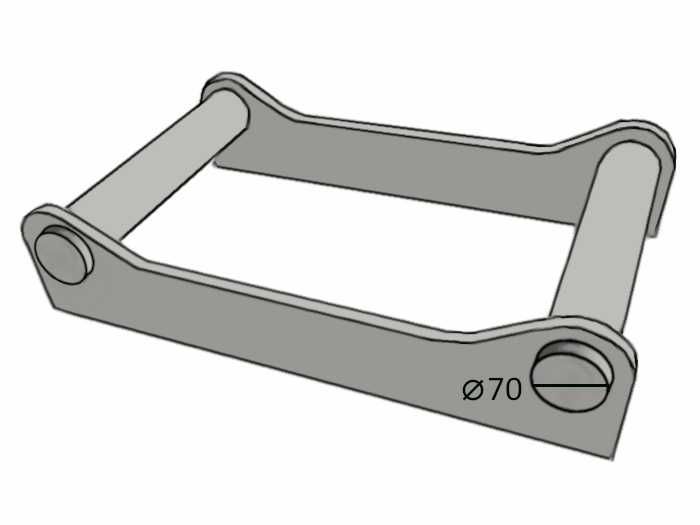 Mocowanie szybkozłącze skandynawskie Volvo S70 ramka płyta adaptacyjna