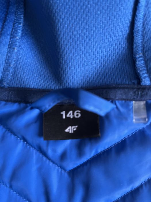 4F Jak Nowa granatowa kurtka membrana r.146cm