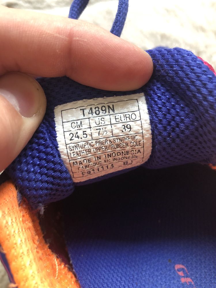ASICS GEL-CUMULUS 16 (39) 24.5-25см женские кроссовки летние оригинал