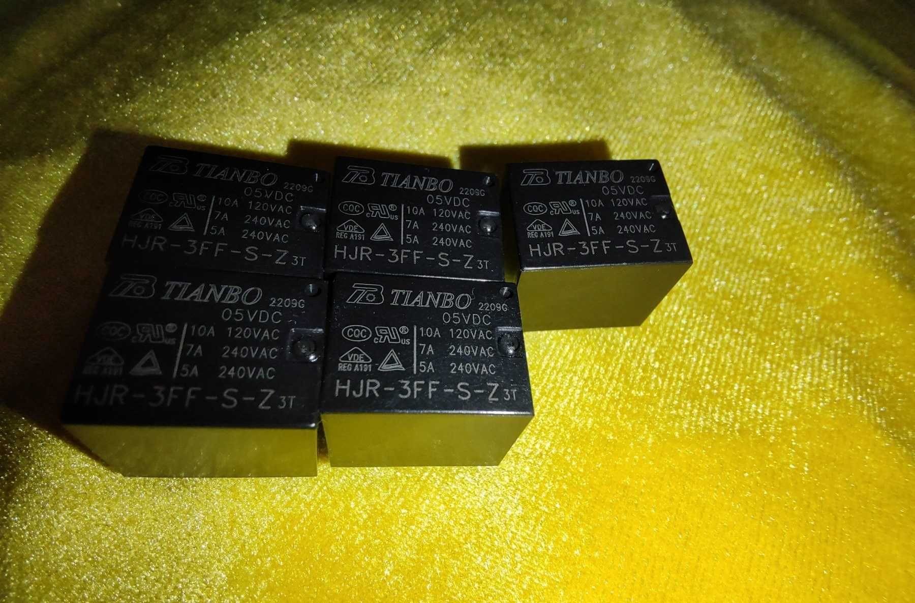 Реле Tianbo HJR-3FF-S-Z-5VDC - 6VDC 5PIN для детского электромобиля