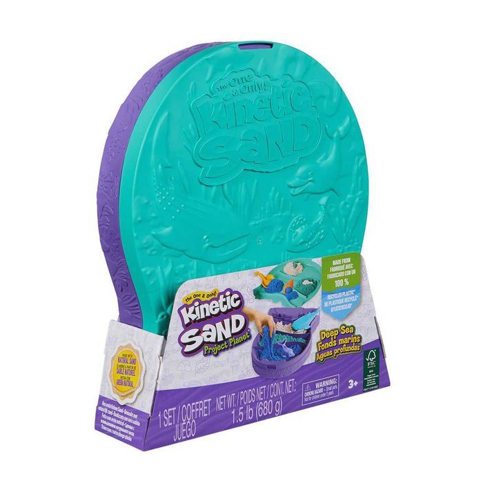 Набір піску для дитячої творчості Kinetic Sand Морські глибини 71670