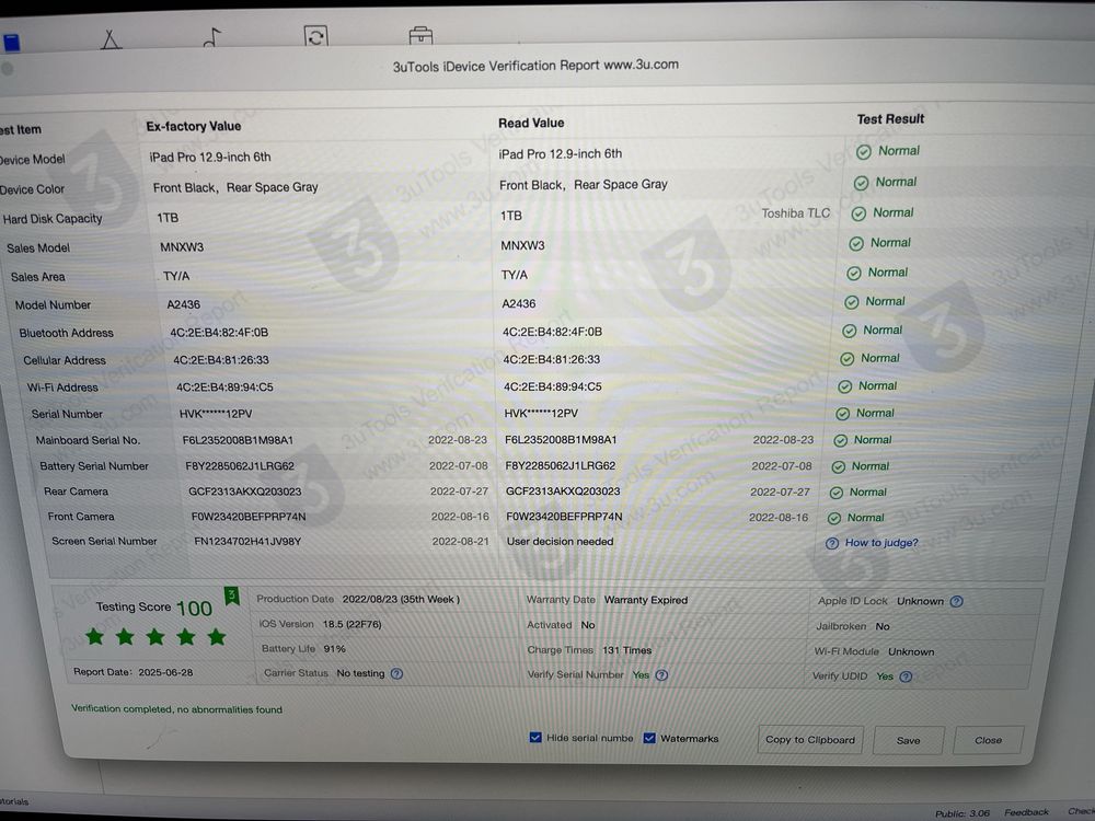 iPad Pro 12.9 6Gen M2 A2436 icloud lock заблокований