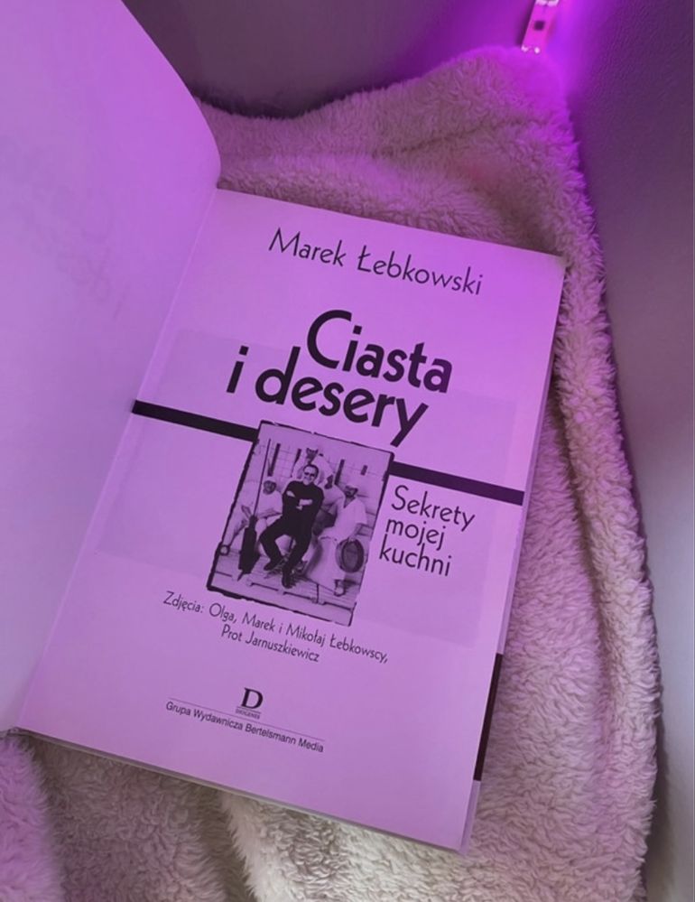 Książka ciasta i desery sekrety mojej kuchni Marek Łebkowski