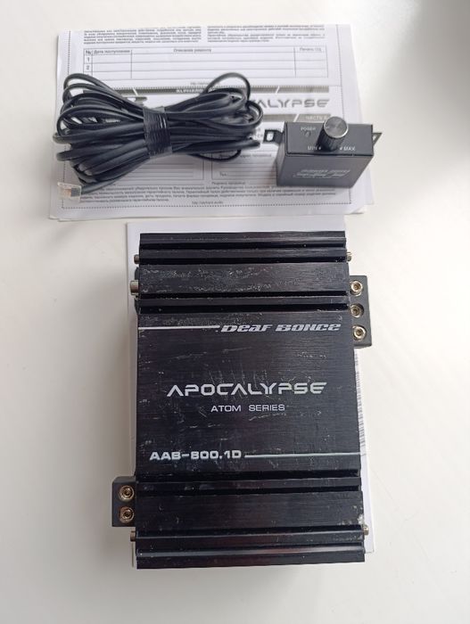 Моноблок усилитель Deaf Bonce apocalypce atom AAB-800.1D