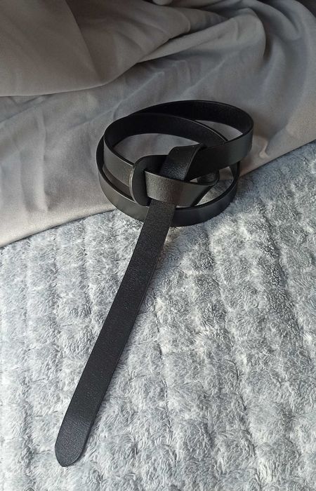 Pasek damski ze skóry naturalnej