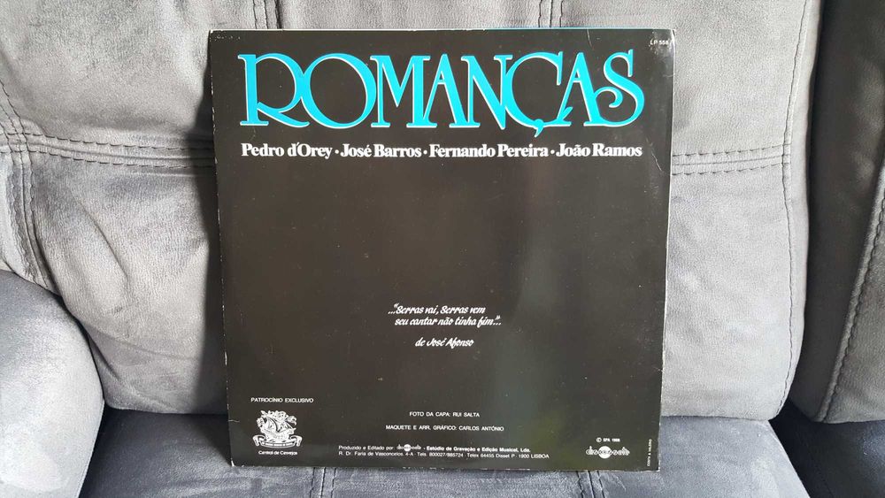 quatro LP em Vinil, Melodias de Sempre, Romanças, Rancho Tamar