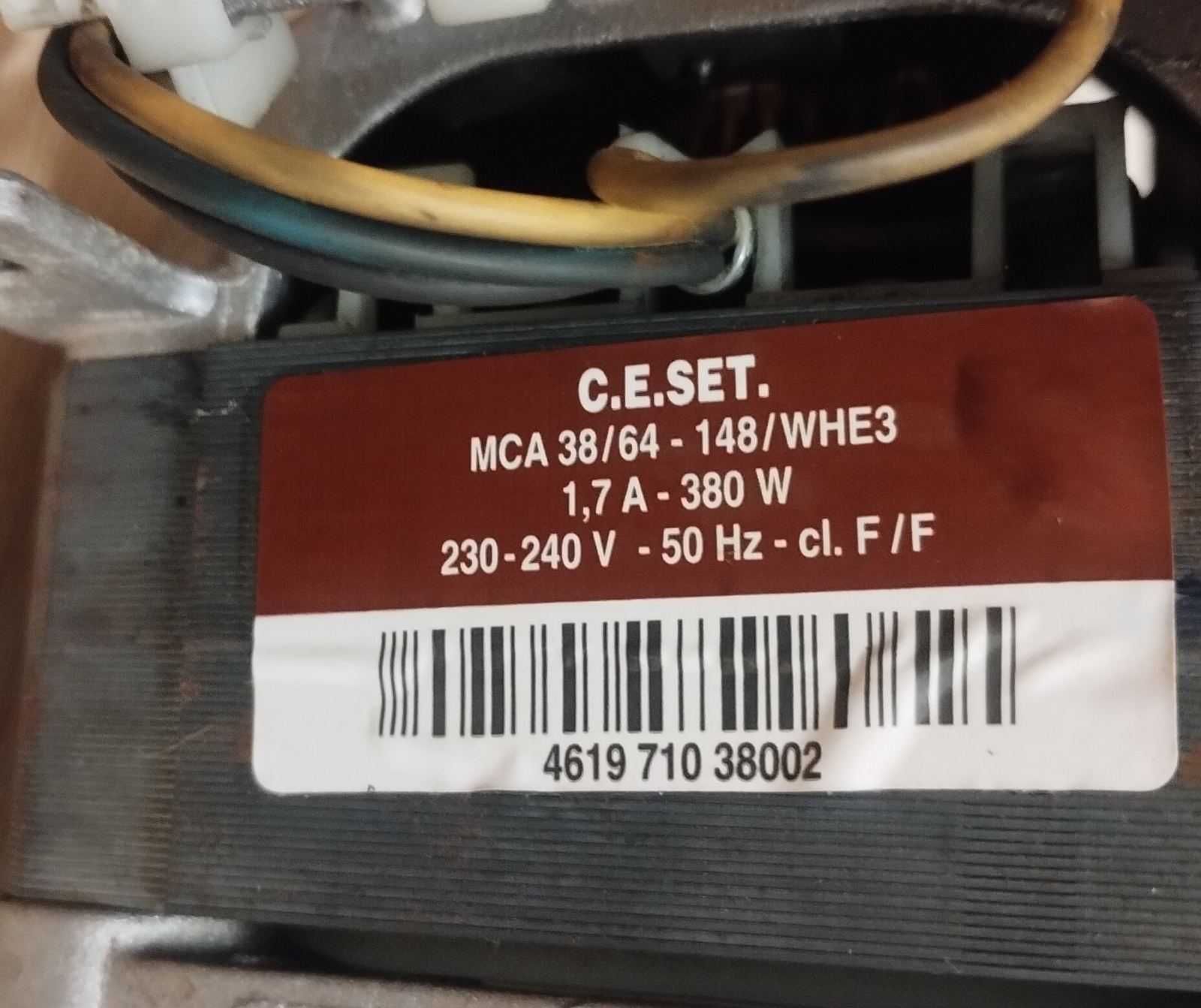 Двигун від пральної машинки Whirlpool