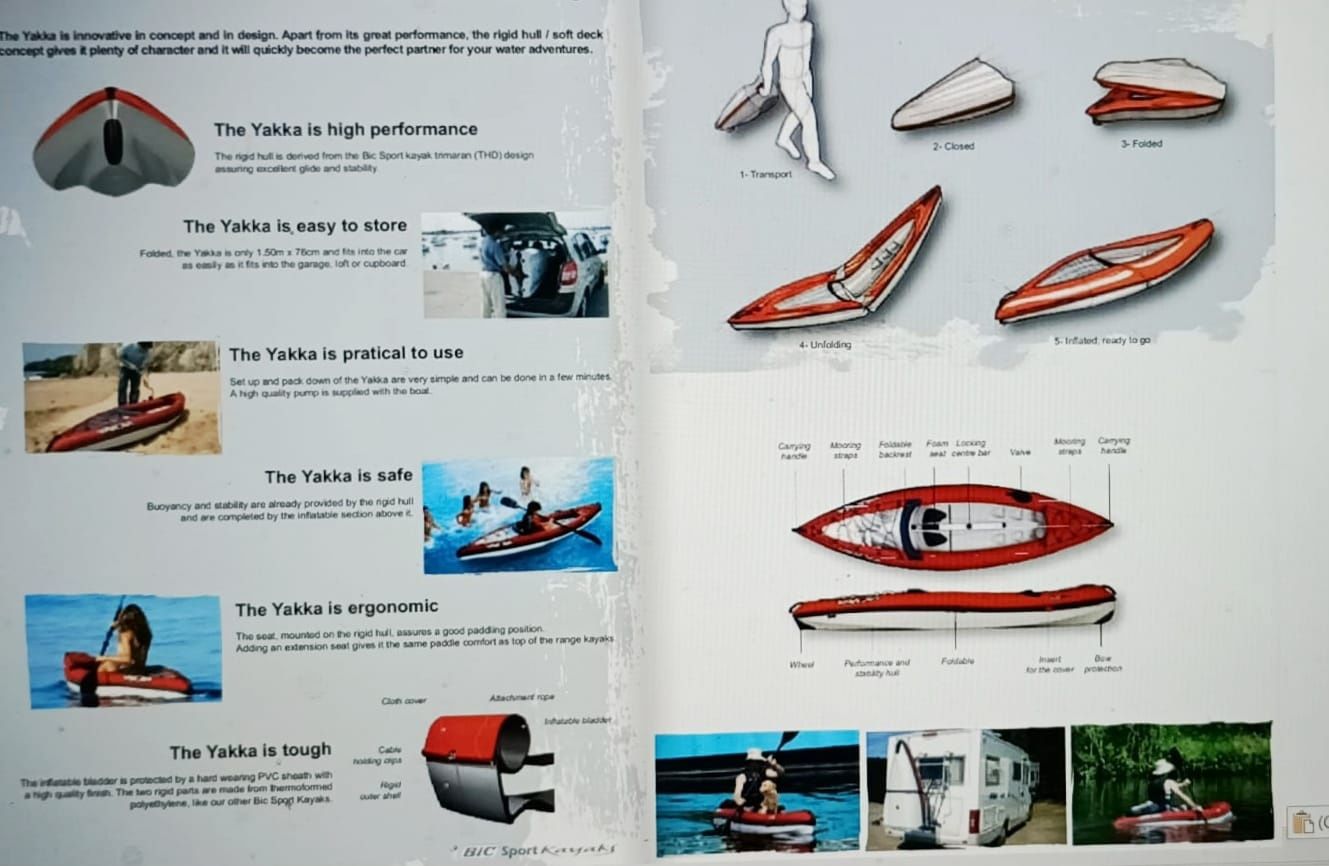 Kayak Bic Yaka semi rígido