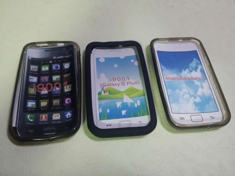Capa/bolsa gel Samsung S / S plus ; i9000 / i9001