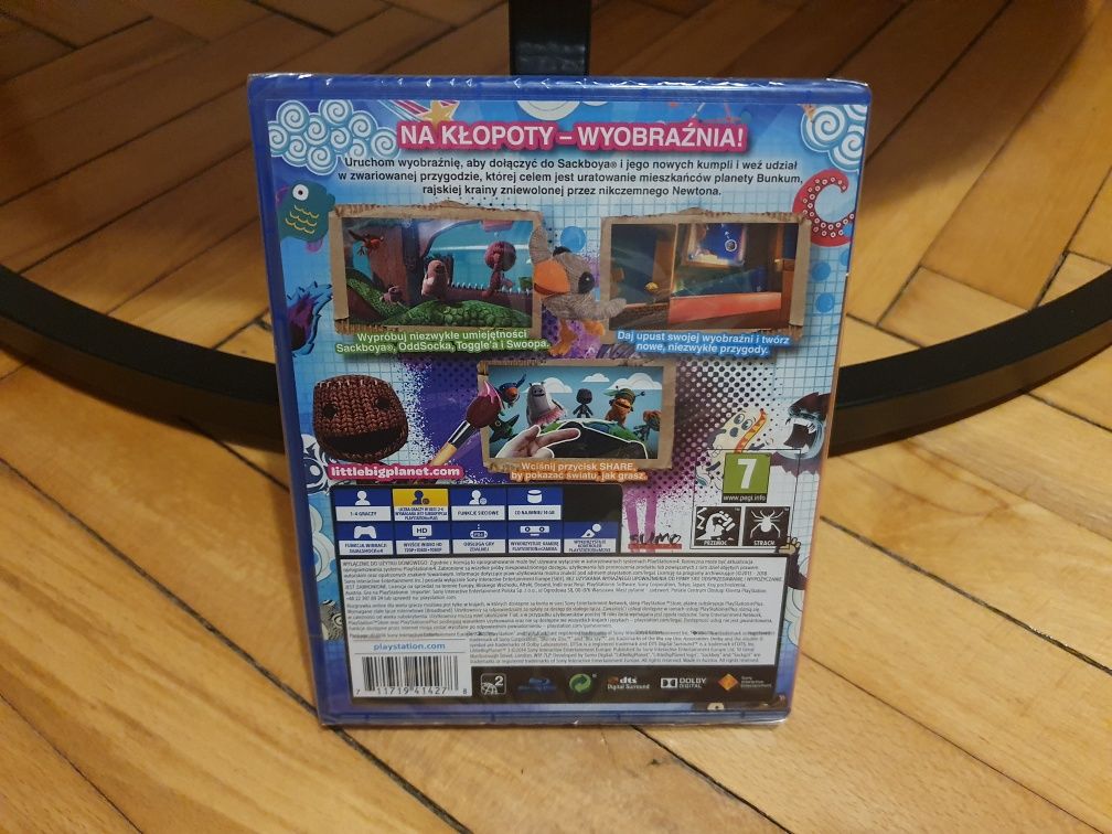 Nowa Gra Little Big Planet 3 PS4 PlayStation 4 PL Polska Wersja ŁÓDŹ