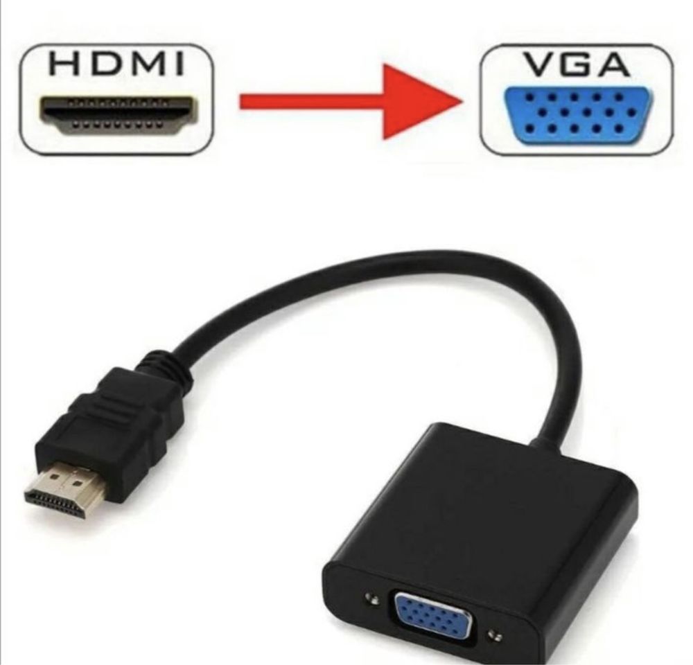 Адаптер HDMI to VGA c аудио