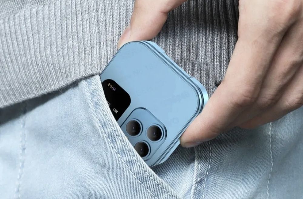 Mini FLIP Telefon Klapka Polski Menu Bez BLOKAD