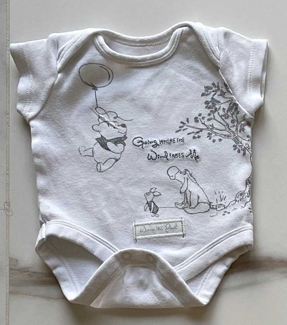 Disney Kubuś Puchatek sweter body spodnie b. db. - stan zestaw 3 szt.