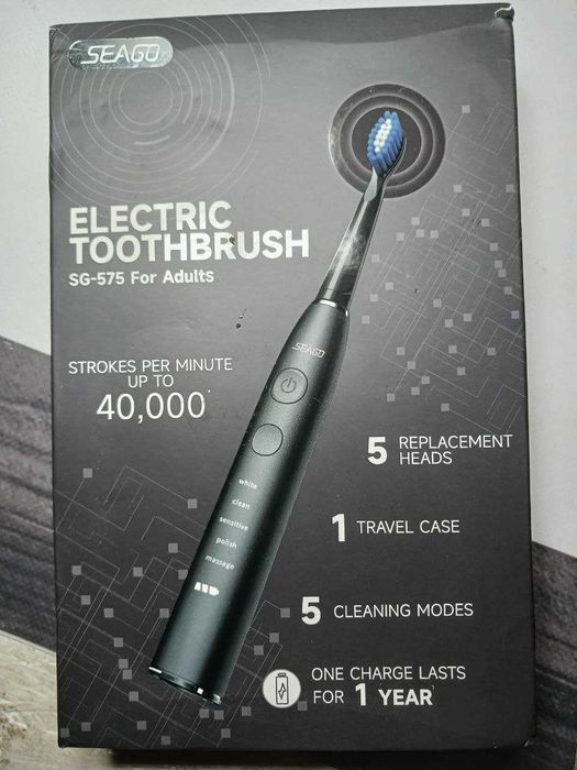 Звукова електрична зубна щітка Seago Sonic Toothbrush SG575