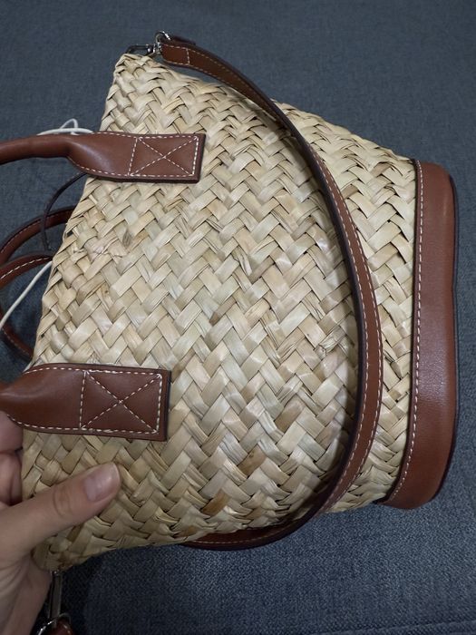 MANGO сумка плетена