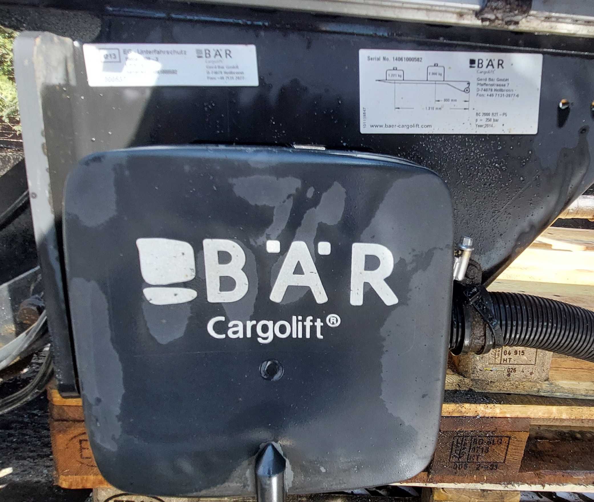 Winda załadowcza BAR cargolift udt grudzień 2025