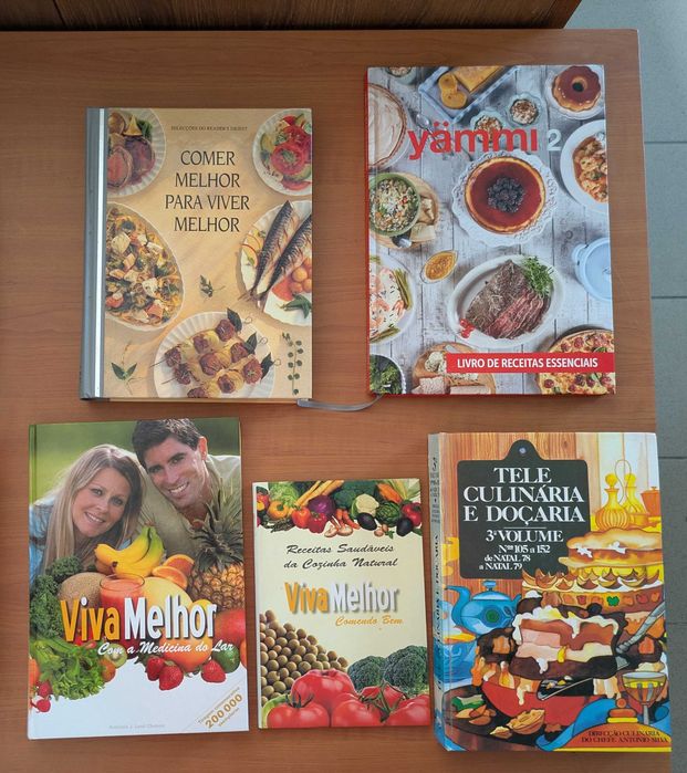 Livros diversos (Didáticos, Receitas, Romance, etc.) - Ver imagens