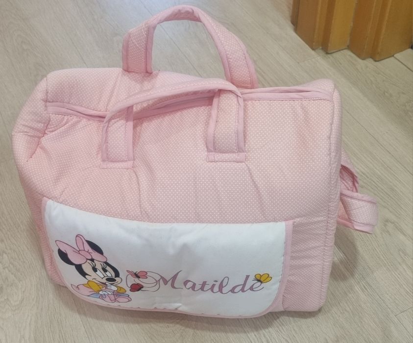 Saco de maternidade personalizado.