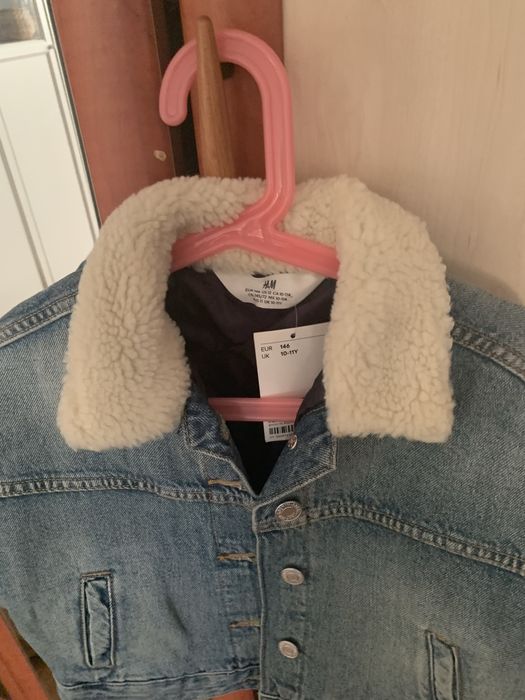 Kurtka dzinsowa h&m dziewczynka