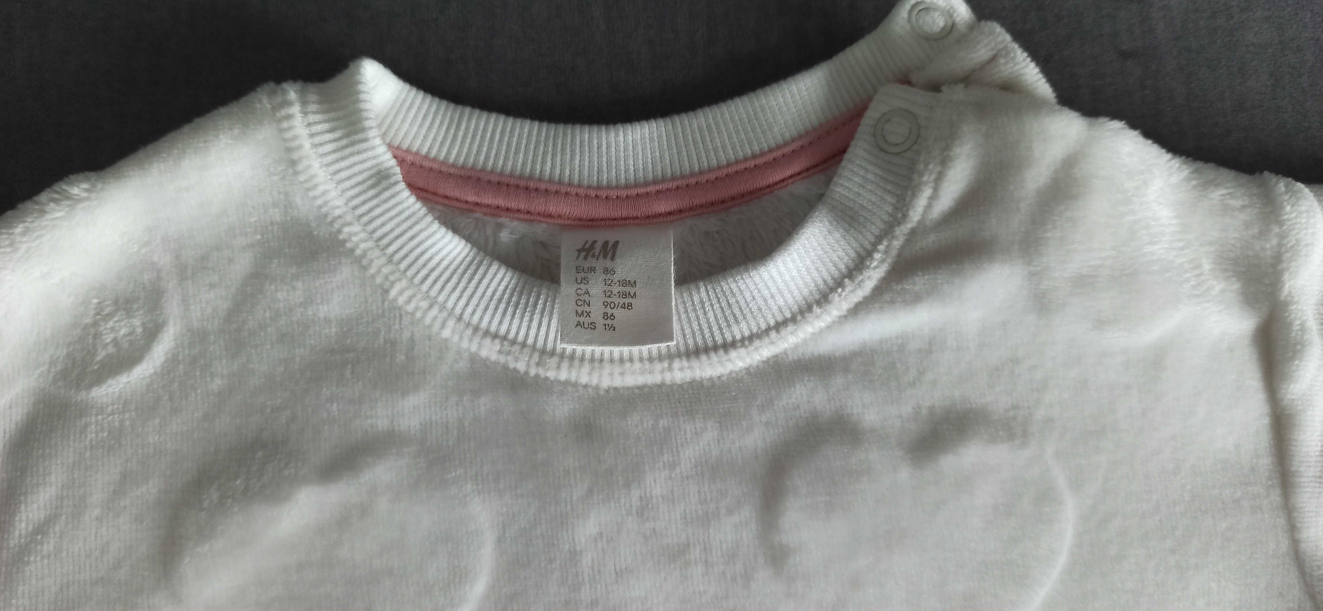 Sweter, sweterek biały H&M roz. 86