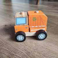 Drewniana śmieciarka Trefl zabawka Montessori