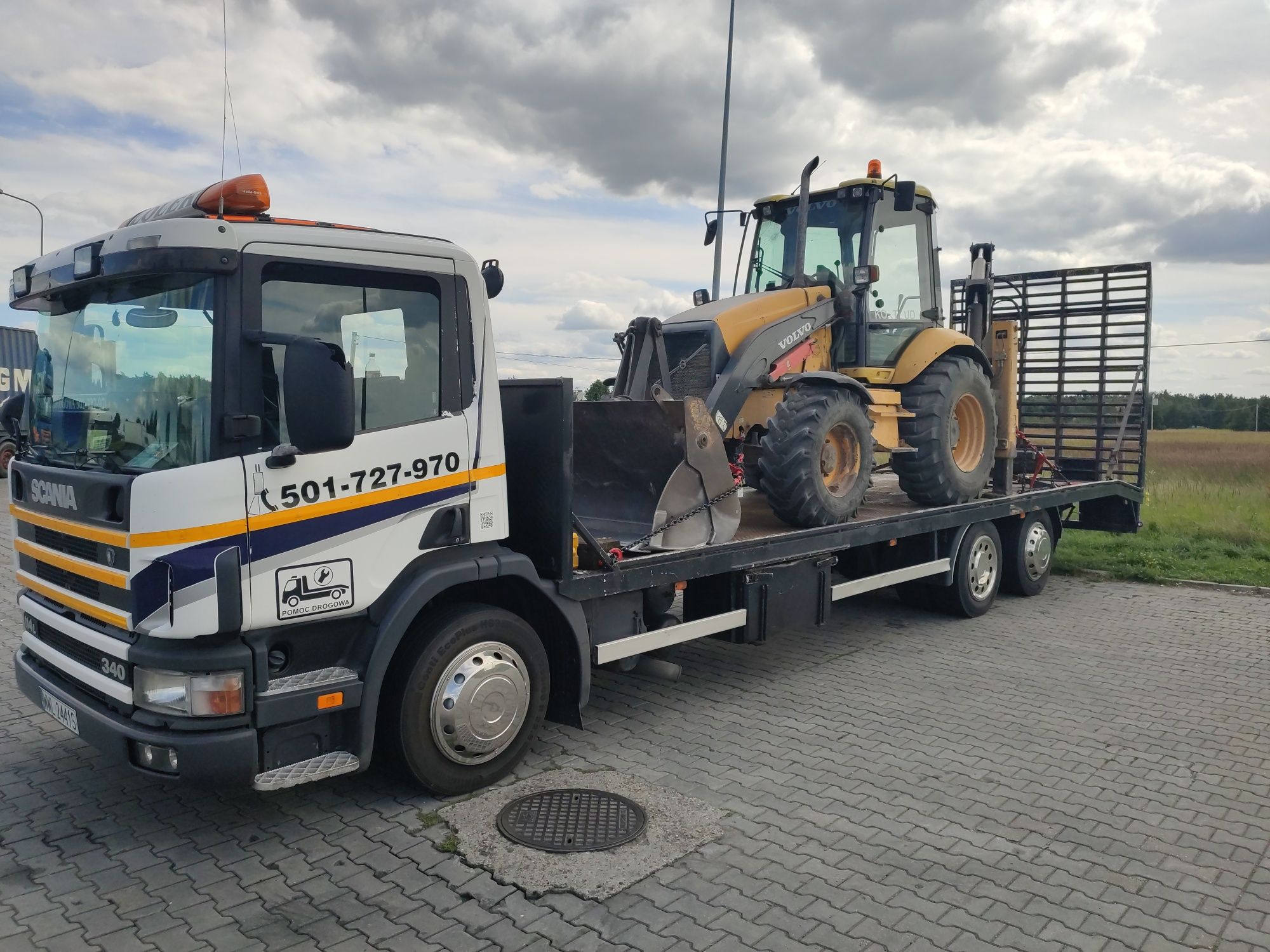 Usługi Transportowe Transport Maszyn "LOLEK" Pomoc drogowa Laweta