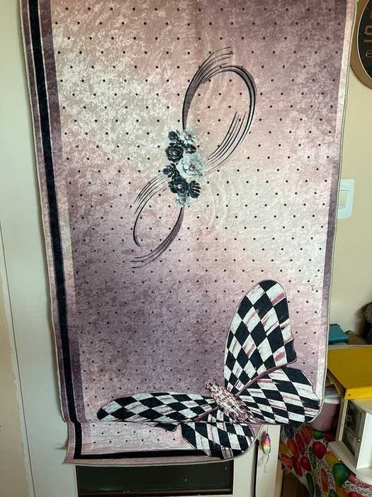 Berk dywan turecki podgumowany 80x200