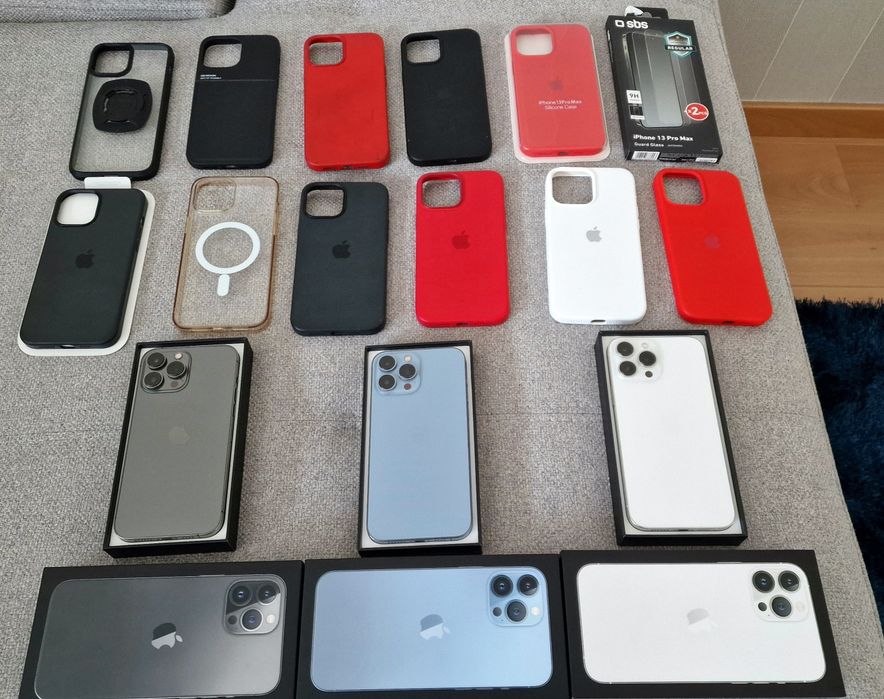 iPhone 13 Pro Max 512GB, 256, 128 c/ NOVO. Troca/retoma. Fatura, Capas