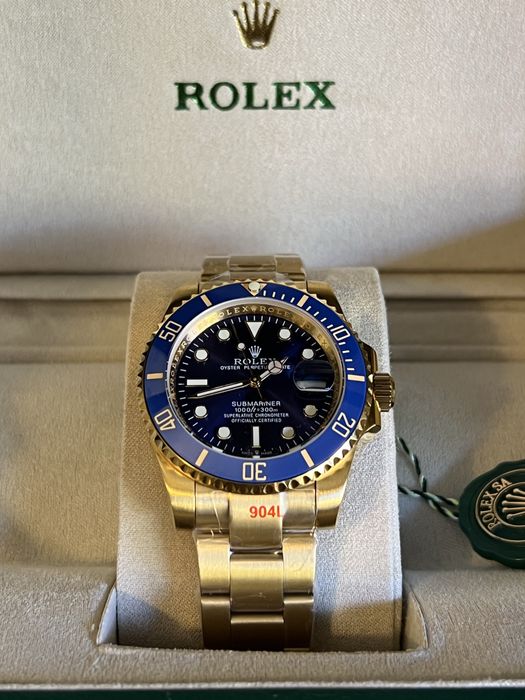 Rolex Submariner DateJust Gold/Blue