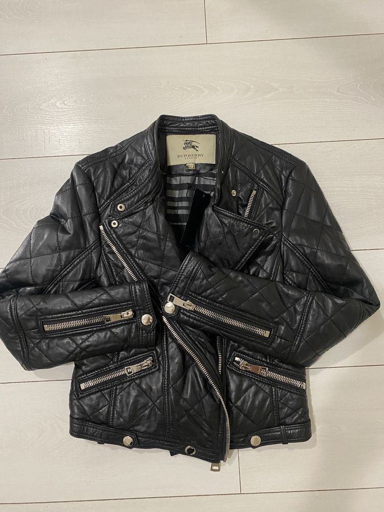 Кожаная куртка Burberry