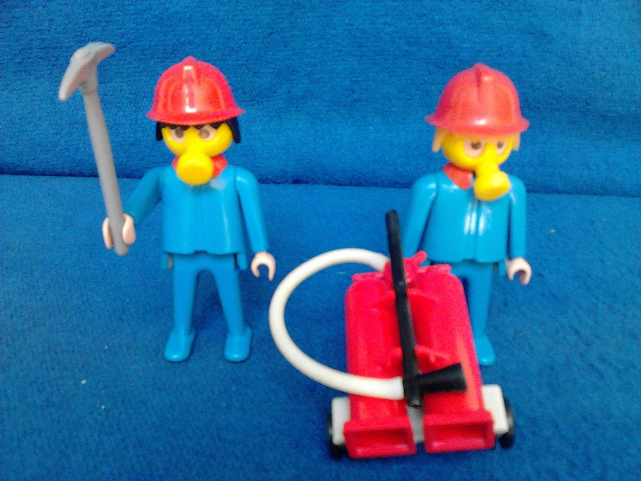 Playmobil / Famobil 3491 Bombeiros com Equipamento (1980) Vintage Raro