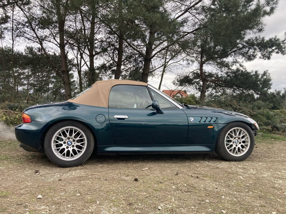 Bmw z3 cabrio nowy dach material szycie plus szyba