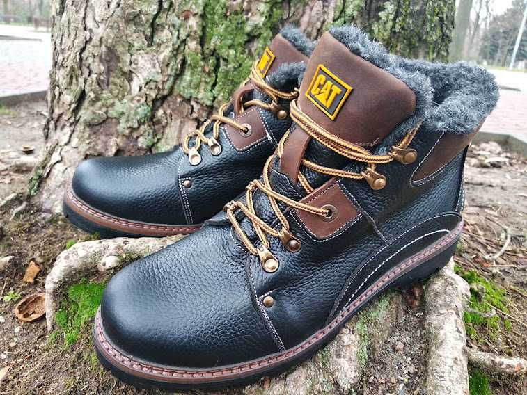 Ботинки мужские зимние  39-47 кожа, на меху