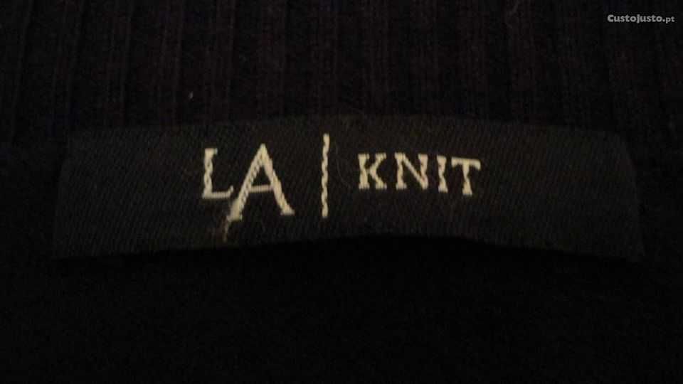 Camisola de malha de senhora roxo LA Knit