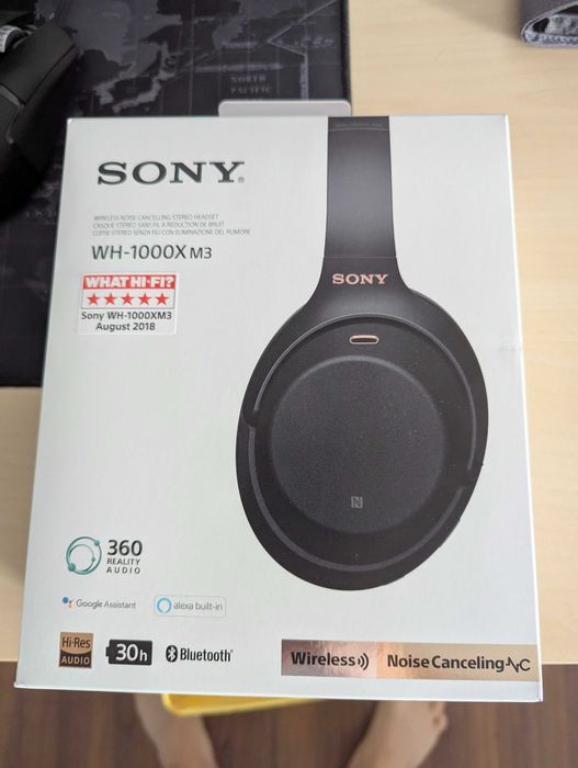 Słuchawki Sony WH-1000XM3 ANC Noise canceling