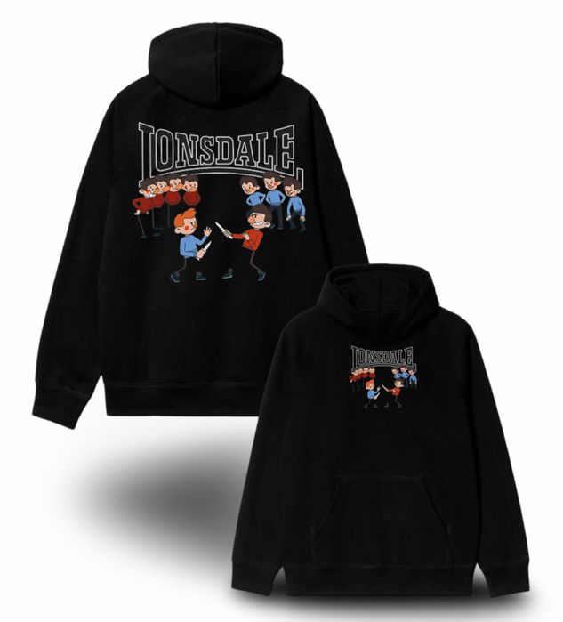 Худи Lonsdale London spider Logo унисекс толстовка кофта лонсдейл