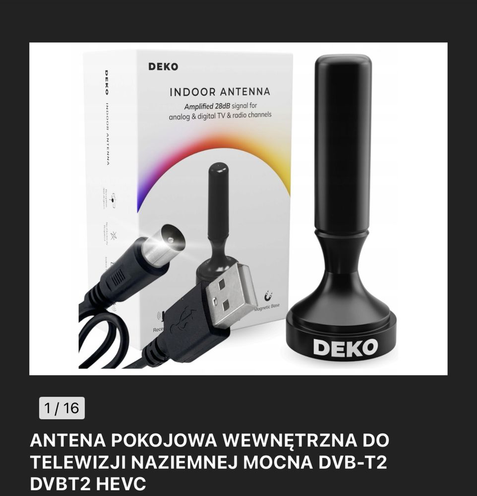 Dekoder i antena - naziemna telewizja