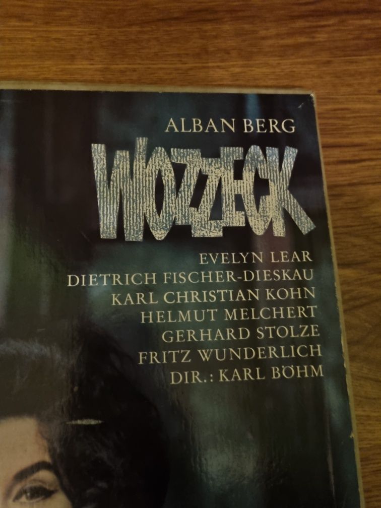 Płyta winylowa Alban Berg 2 części antyk zabytek