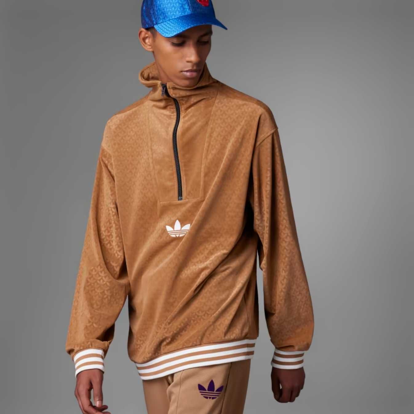 Bluza Adidas Originals Adicolor 70s  Velour Welurowa Velvet Unisex