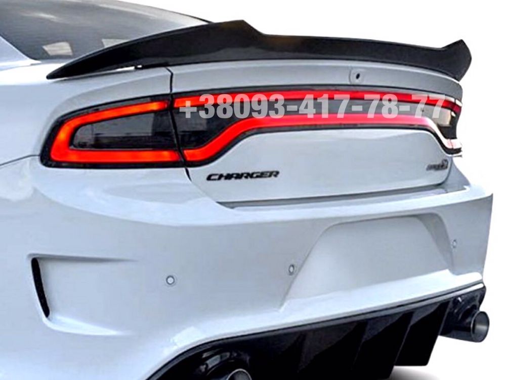 Cпойлер Dodge Charger srt бампер сабля