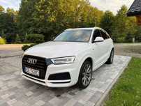 Audi Q3 Audi q3 2018 quattro s-line competition biały metalik