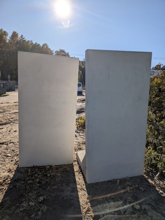 Mur oporowy, ścianka typu L