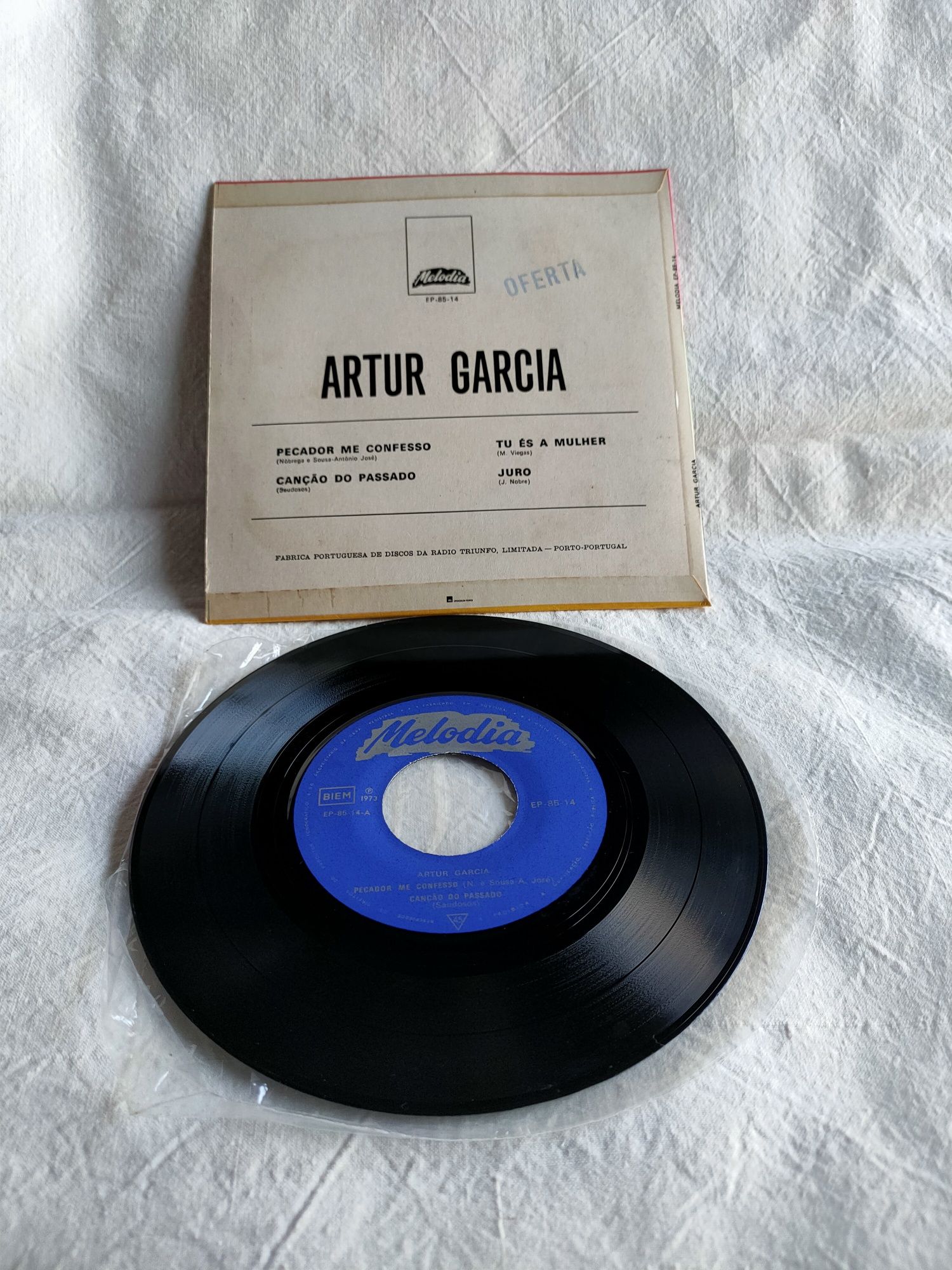 Disco Vinil - Single -Artur Garcia