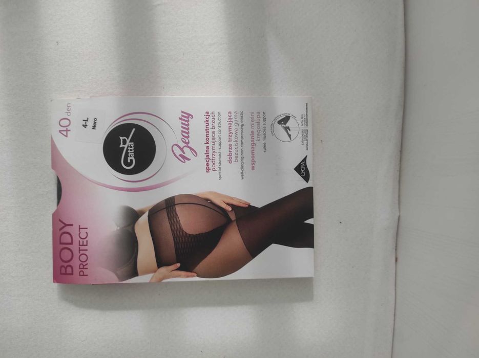 nowe rajstopy ciążowe Gatta r. 4 czarne 40 den