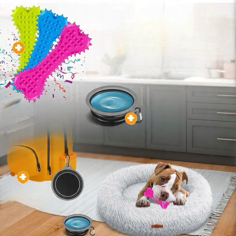 Lovpet legowisko dla psa szary 80 cm x 80 cm